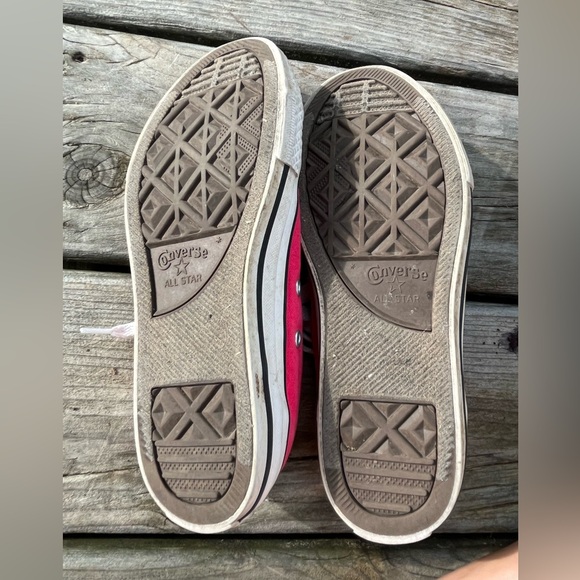 Converse Chuck Taylor All⭐️Star Low Sneakers, Girls sz 3, coral pink - Picture 6 of 7